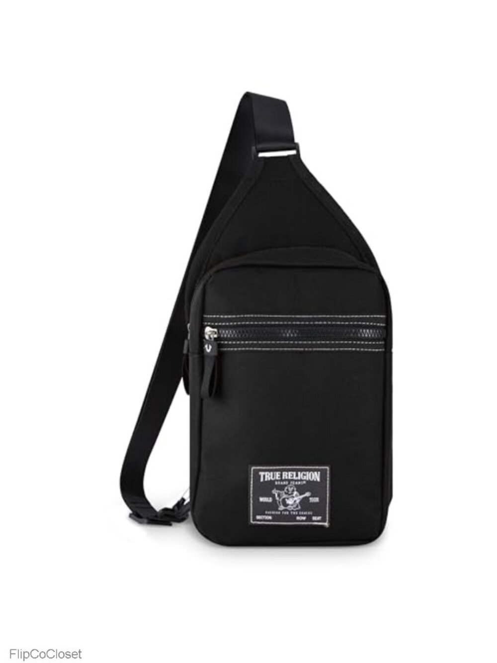 Men's Crossbody Sling Bag Zip Compartments Shoulder Bag Everyday Travel